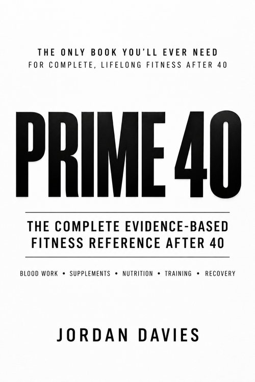 PRIME 40 book cover by Jordan Davies